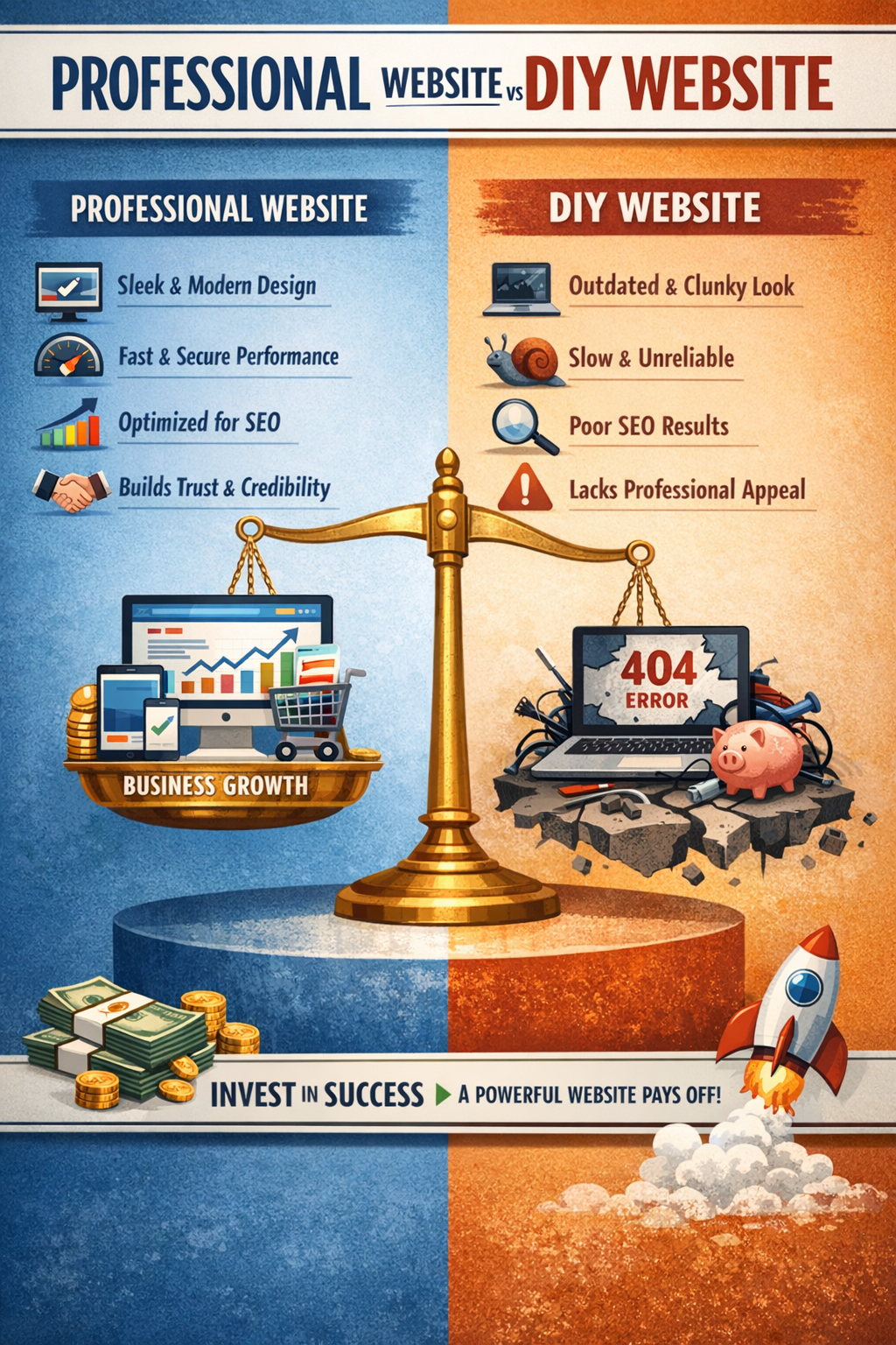 professional vs diy website lexington website design