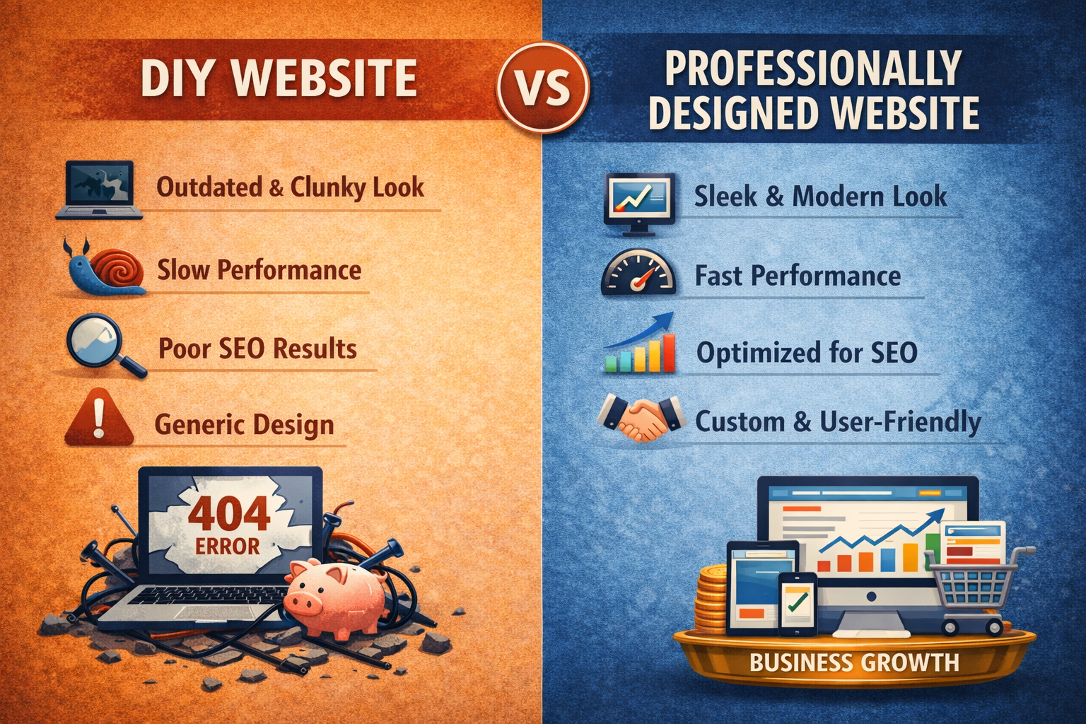 DIY vs professional website design web design companies near me