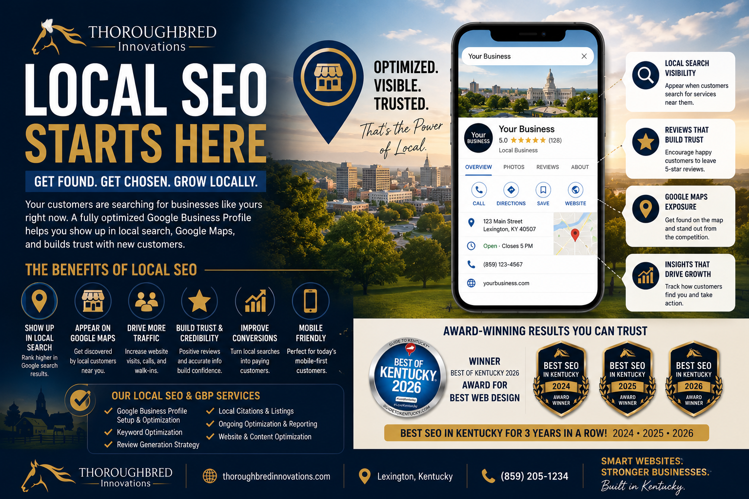 local seo information kentucky web design