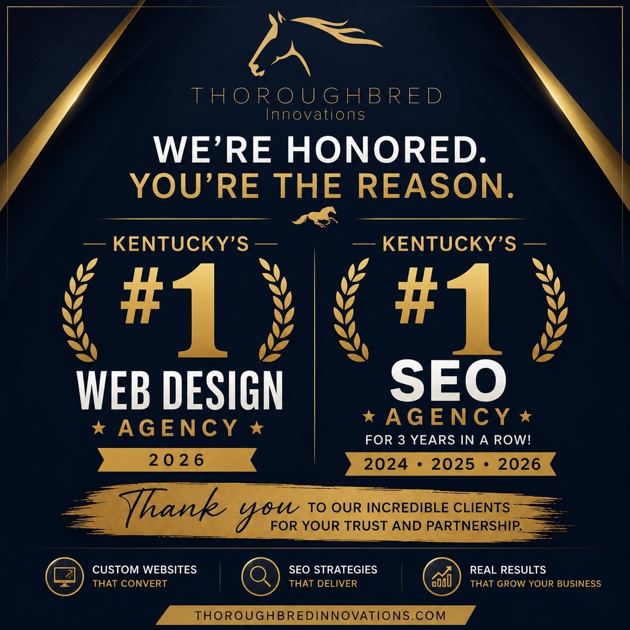 our awards kentucky web design