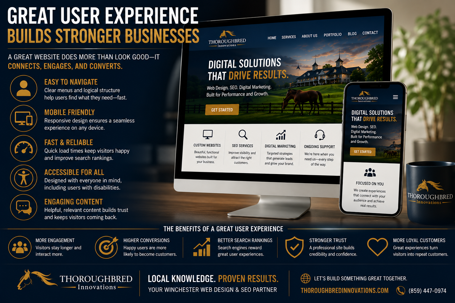 good ux winchester web design company