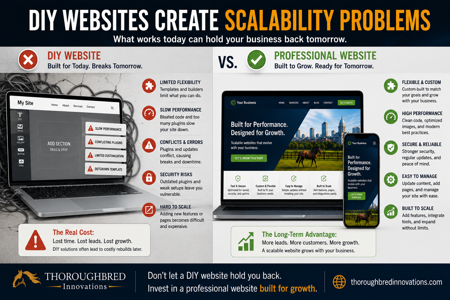 scalability diy vs professional professional web design services