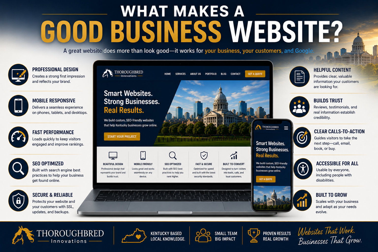 what makes a good business website? what makes a good business website
