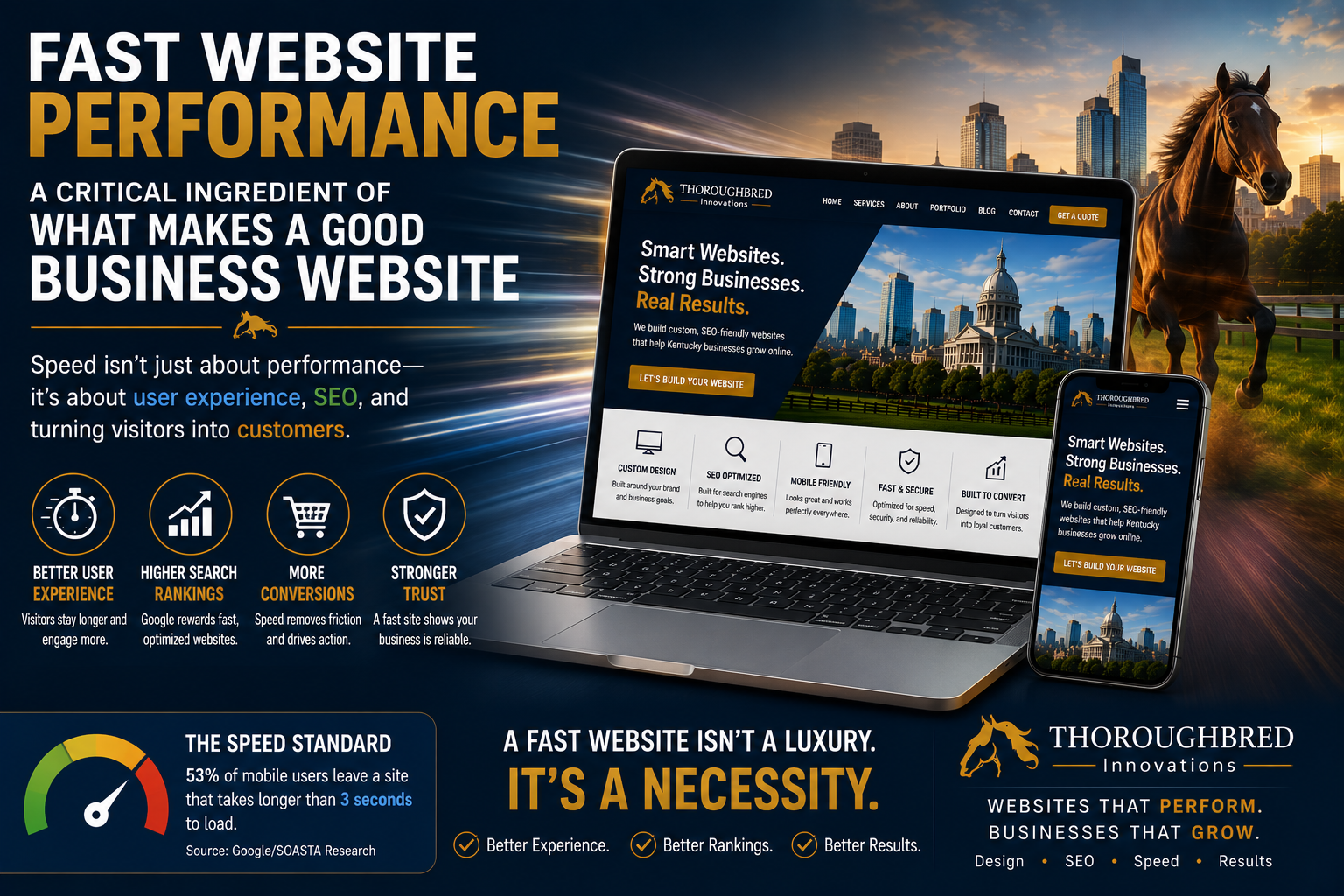 fast websites what makes a good business website