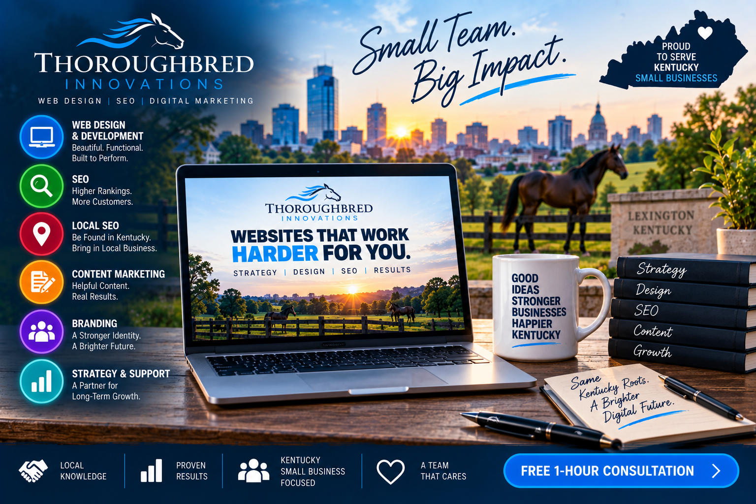 about thoroughbred innovations online marketers in Lexington