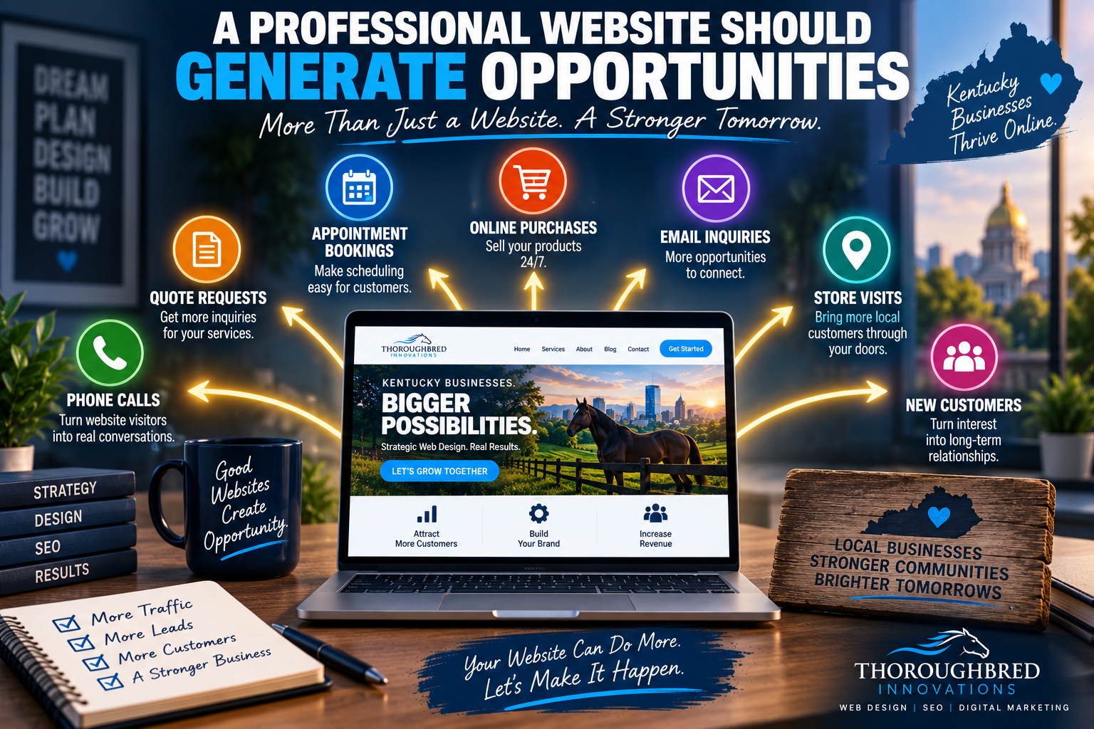 professional websites web design in kentucky